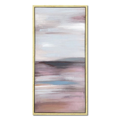 Painting Romimex Multicolour polystyrene Canvas Abstract 50 x 100 x 4 cm Romimex