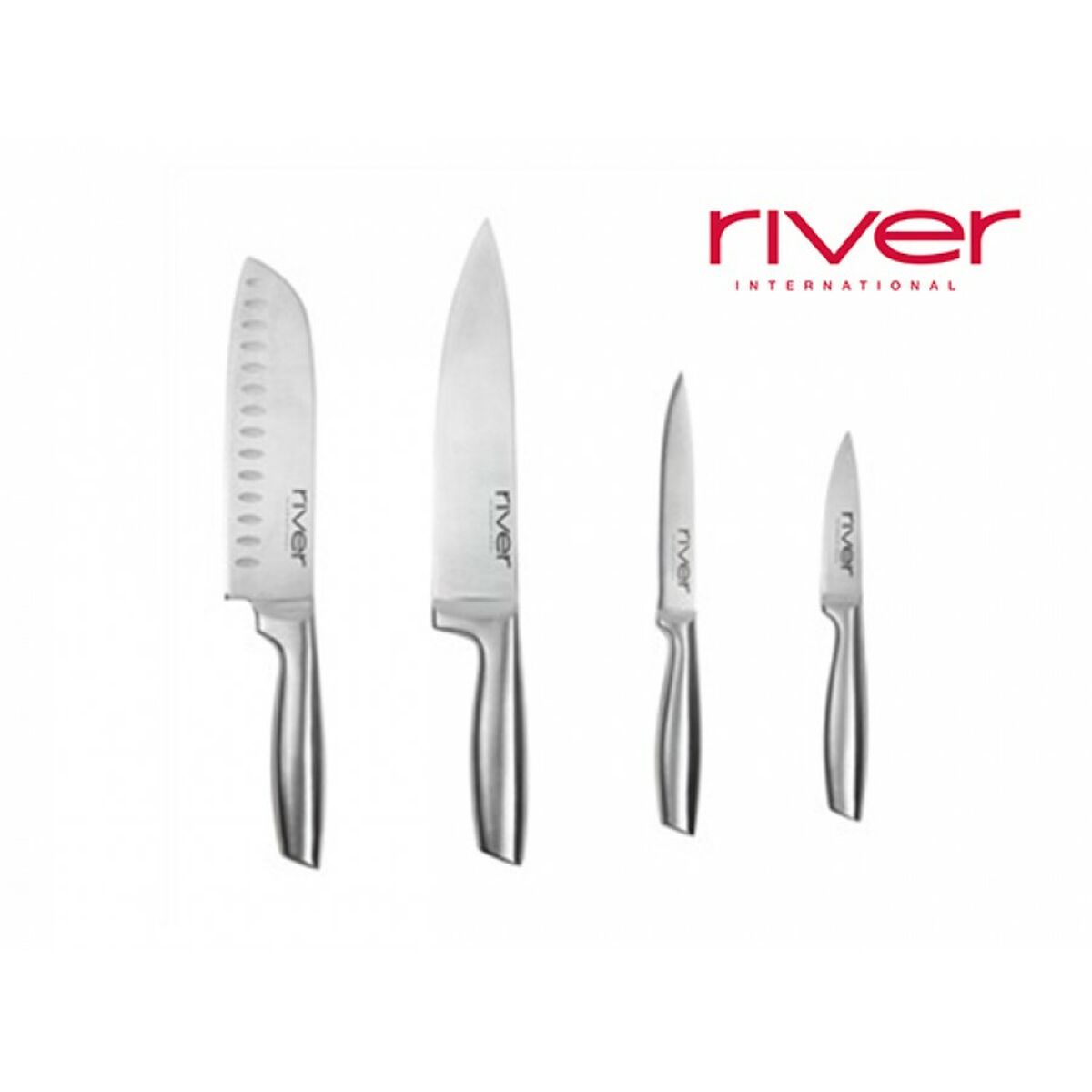 Knife Set River Stainless steel 4 pcs River