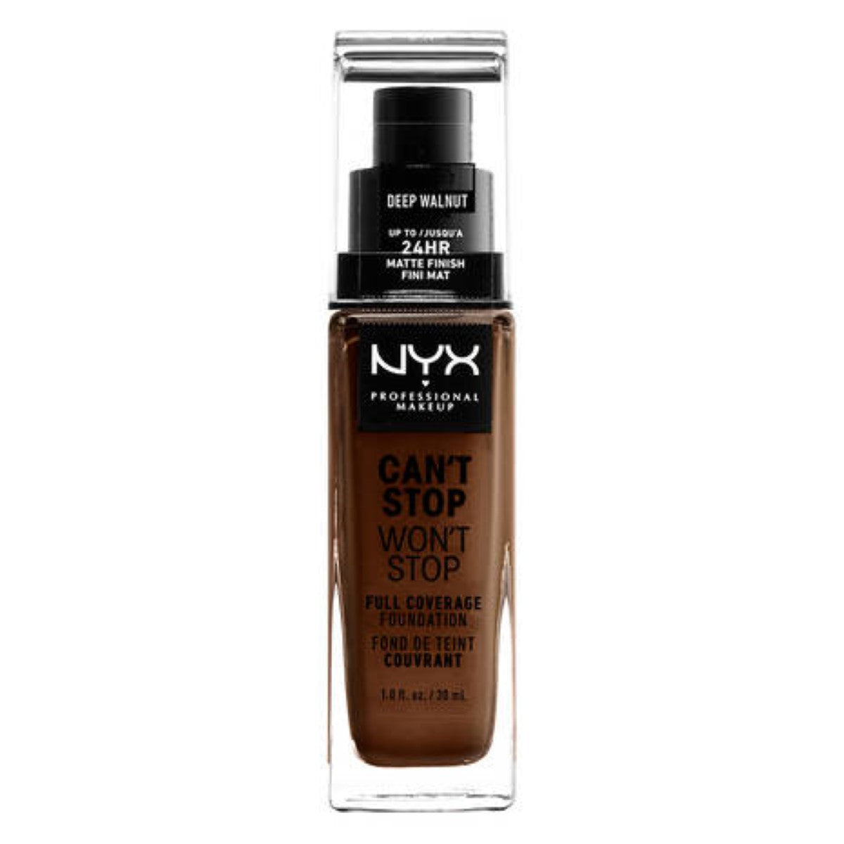 Crème Make-up Base NYX Can't Stop Won't Stop deep walnut (30 ml)