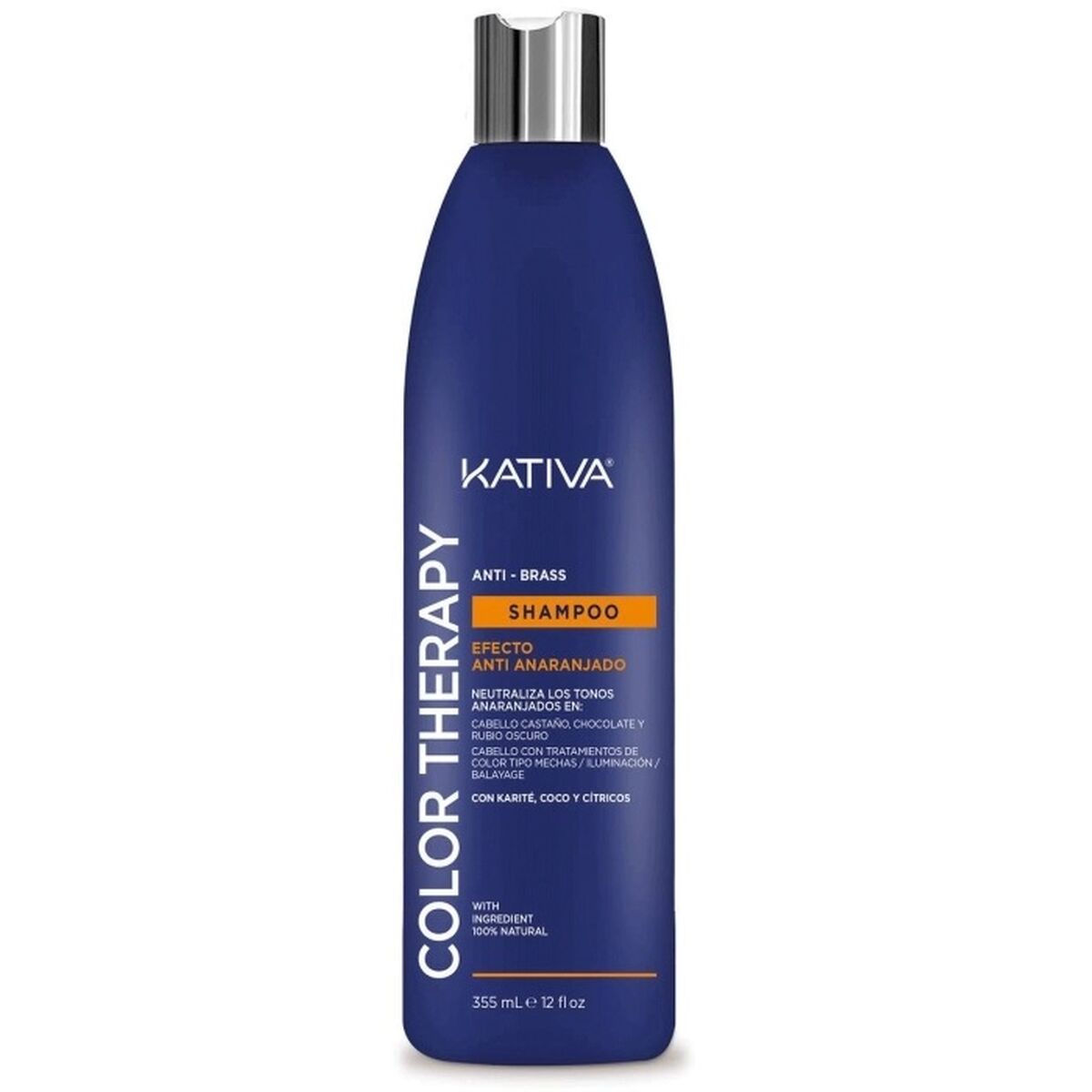 Colour Neutralising Shampoo Kativa Color Therapy Anti-orange treatment 355 ml