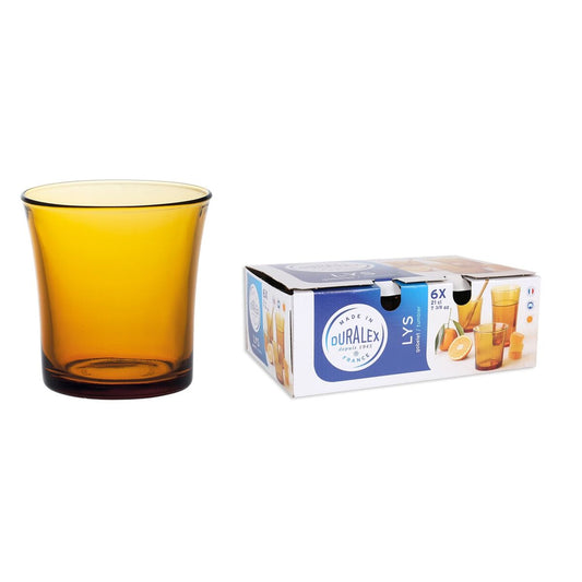 Set of glasses Duralex Lys Amber 210 ml (6 Units)