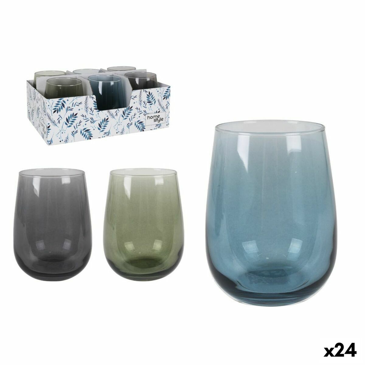 Glass Home Style Gaia 475 ml (24 Units) Home Style