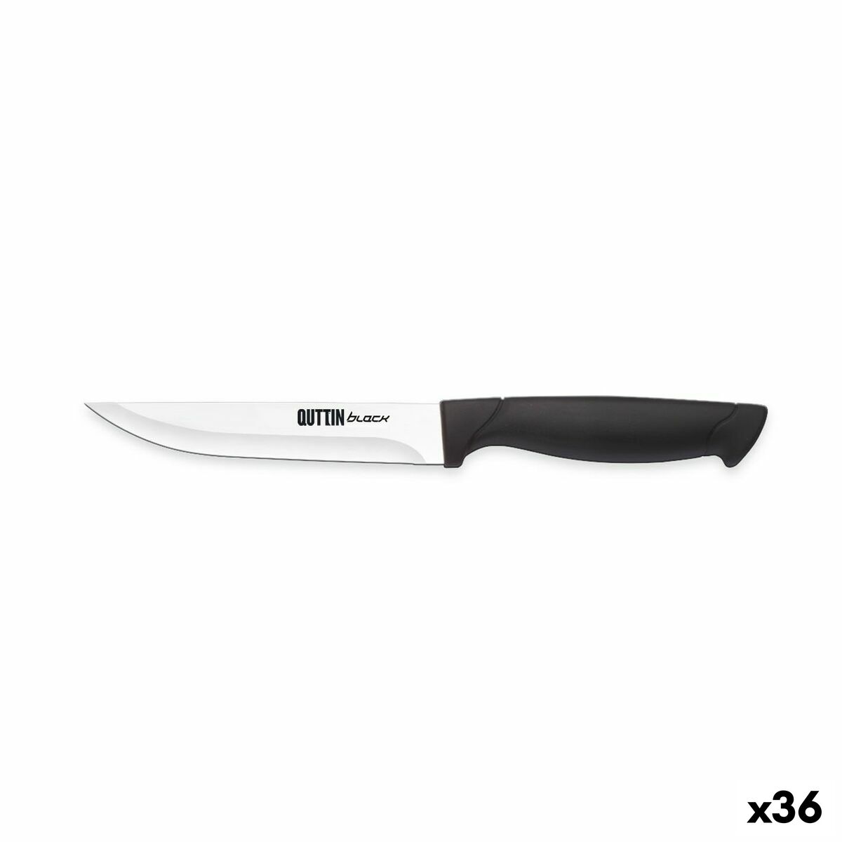 Knife Quttin Black Multi-use 11 cm (36 Units) Quttin