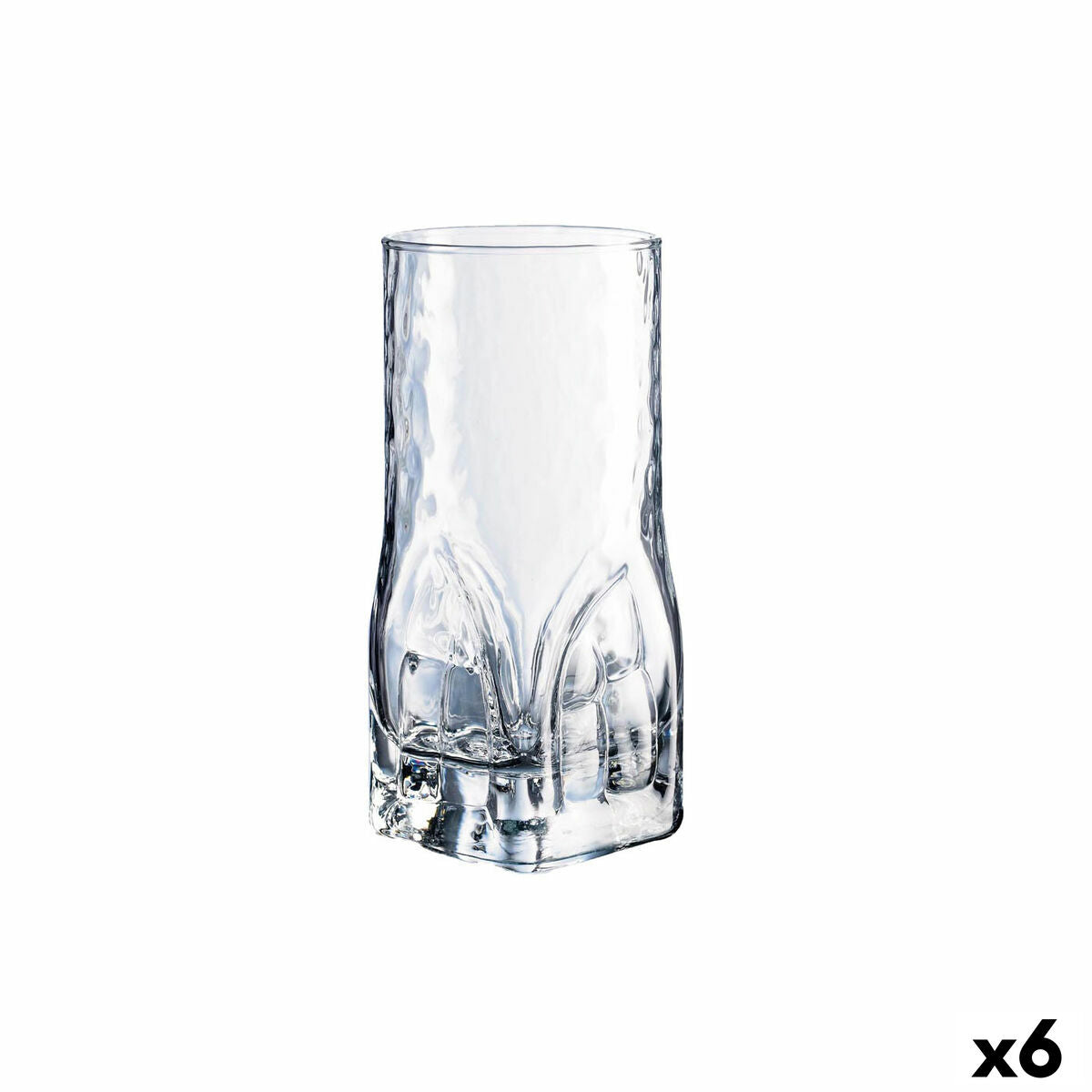 Shot glass Borgonovo Frosty 470 ml 7 x 7 x 16 cm (6 Units) Borgonovo