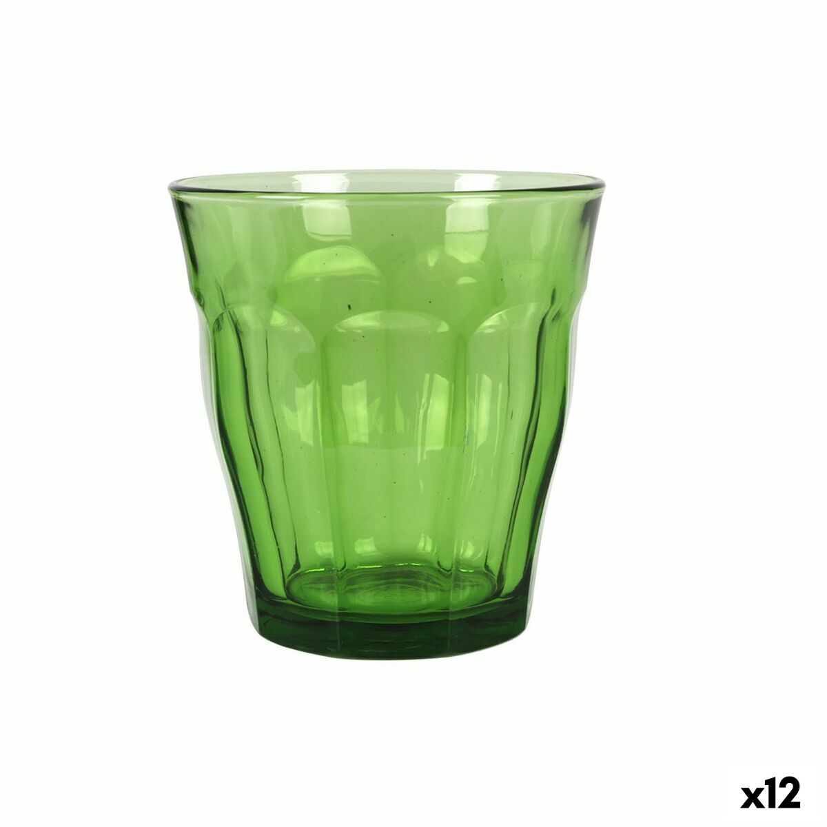 Set of glasses Duralex Picardie Green 4 Pieces 310 ml (12 Units) Duralex