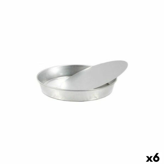 Springform Pan VR Circular Aluminium 25 x 25 x 4 cm (6 Units) VR