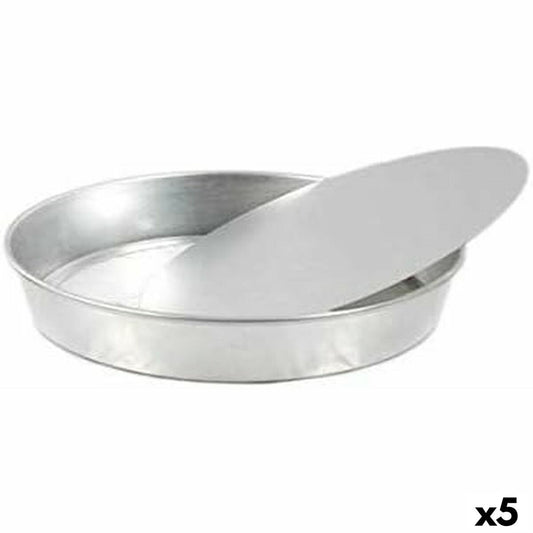 Springform Pan VR Aluminium Silver 29 x 29 x 4 cm (5 Units) VR