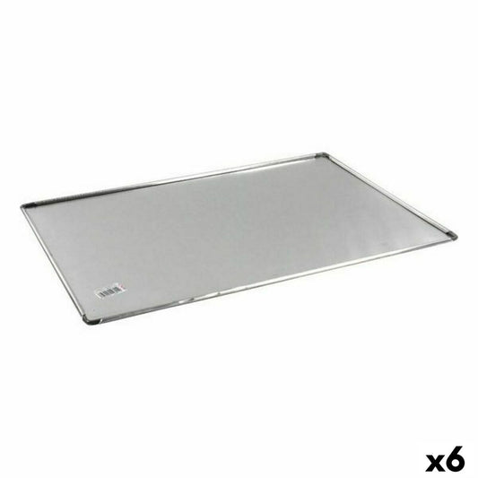 Baking tray VR Aluminium Rectangular 44 x 31 x 0,5 cm (6 Units) VR