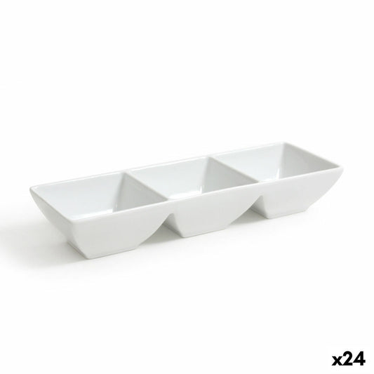 Snack tray Jimena 27 x 9,3 x 4,7 cm (24 Units) BigBuy Cooking