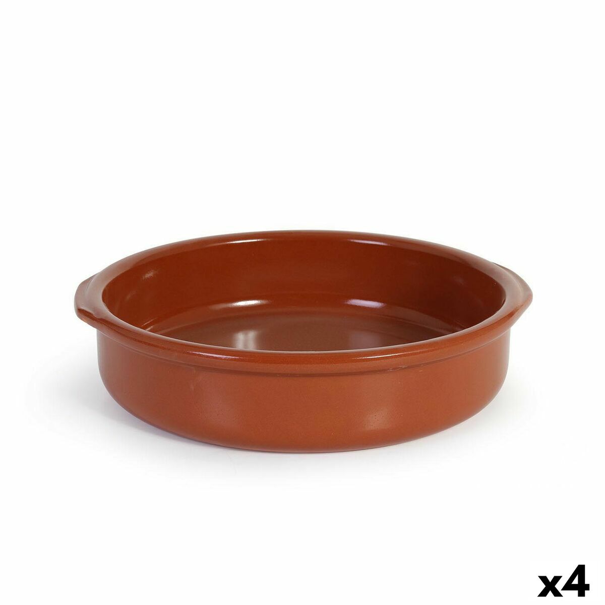 Saucepan Azofra Baked clay 29 x 27 x 6,5 cm (4 Units) Azofra