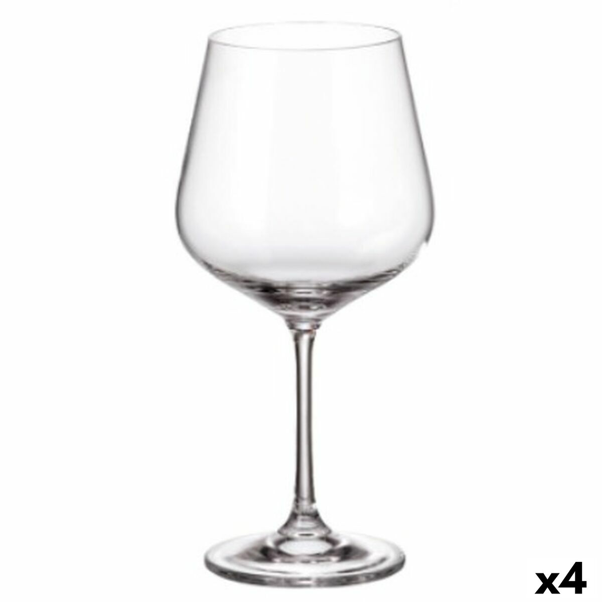 Set of cups Bohemia Crystal Sira 600 ml (6 Units) (4 Units) Bohemia Crystal