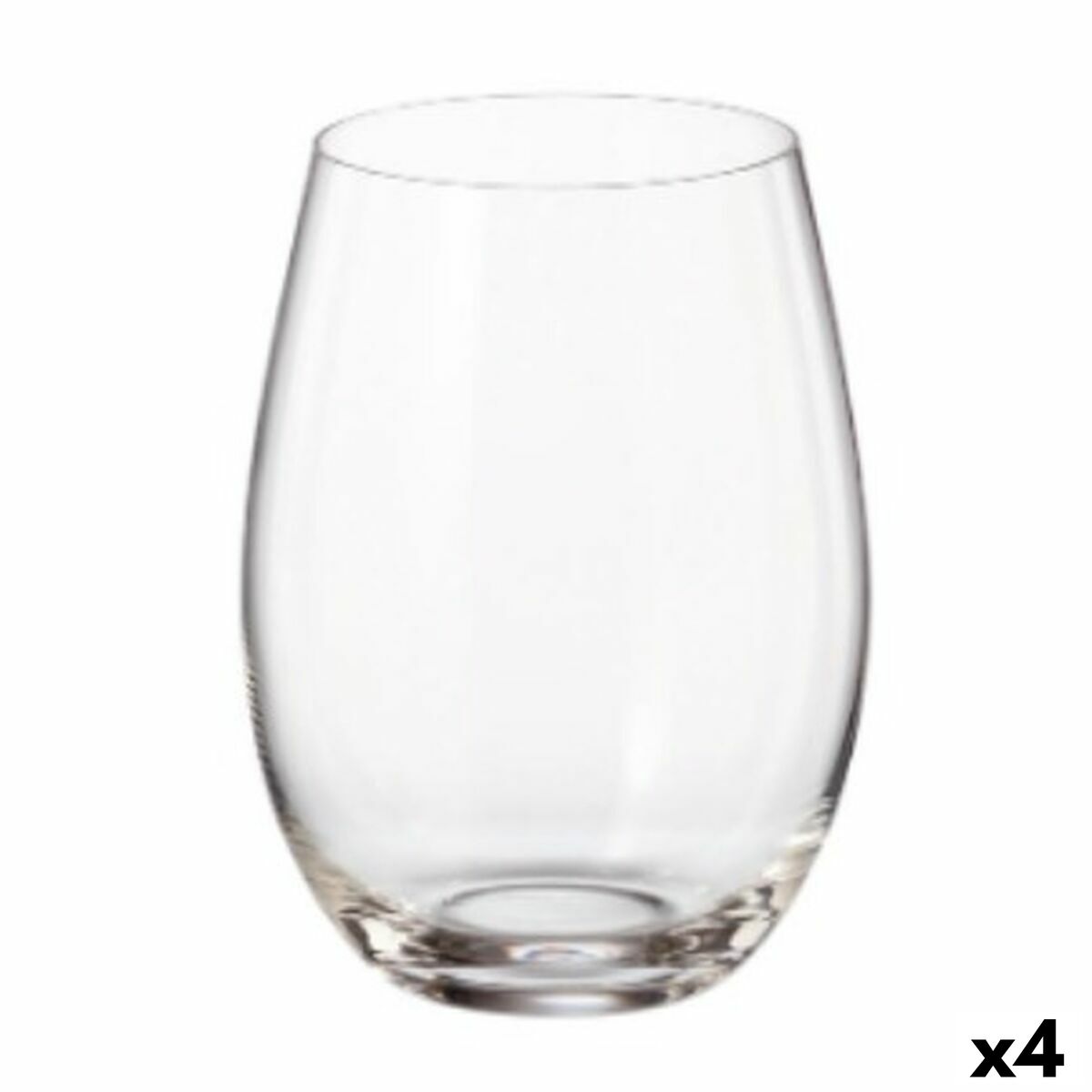 Set of glasses Bohemia Crystal Clara 560 ml Crystal 6 Pieces (4 Units) Bohemia Crystal