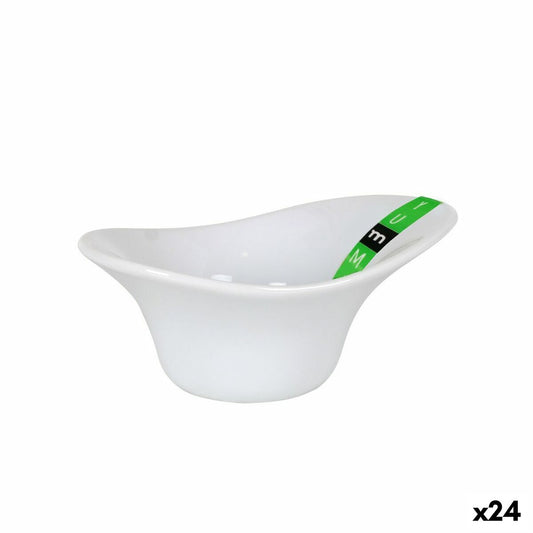 Bowl La Mediterránea Yummy White 13 x 8,3 x 5,7 cm (24 Units) La Mediterránea