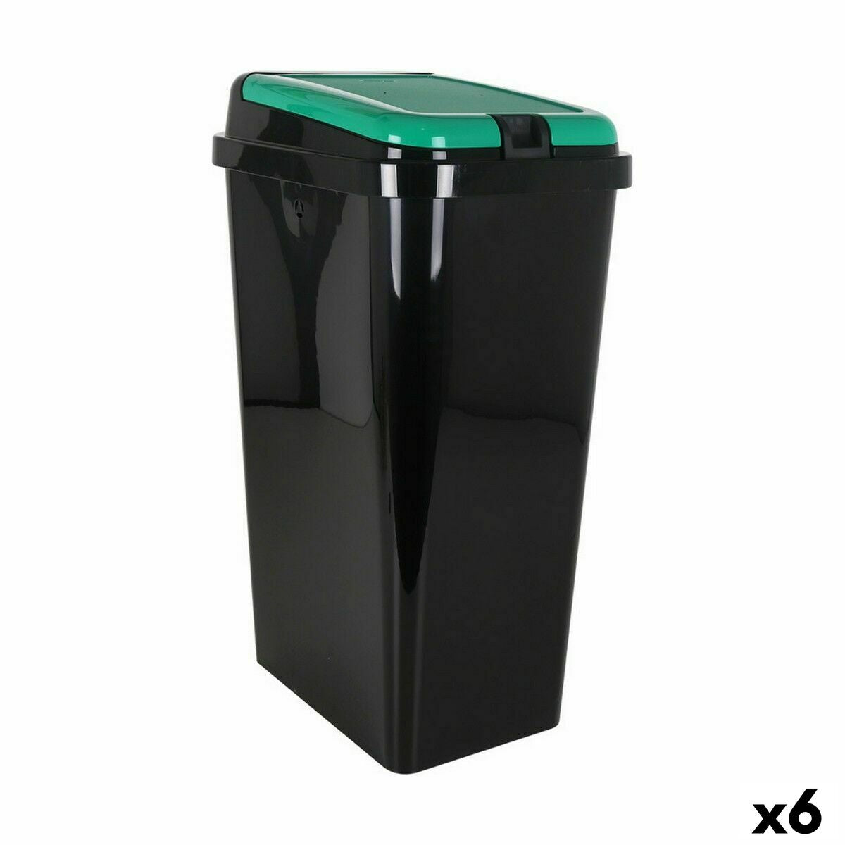 Recycling Waste Bin Tontarelli Green 45 L (6 Units) Tontarelli