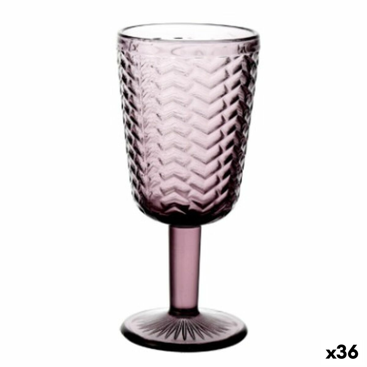 Wineglass La Mediterránea Spica Plum 320 ml (36 Units) La Mediterránea