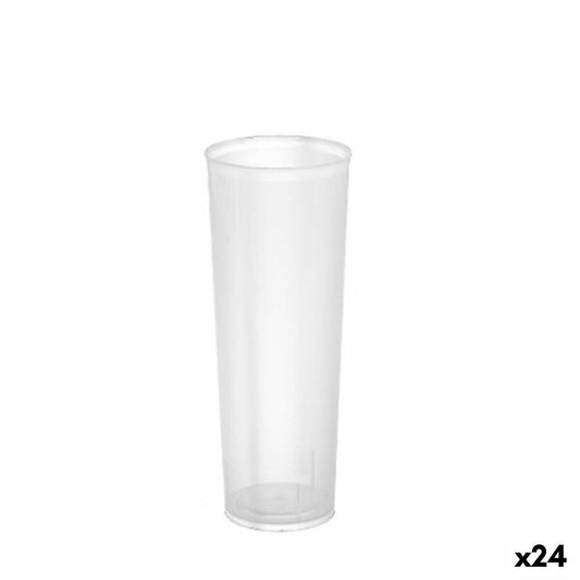 Set of reusable glasses Algon Transparent 24 Units 330 ml (20 Pieces) Algon