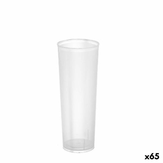 Set of reusable glasses Algon Transparent 65 Units 330 ml (6 Pieces) Algon