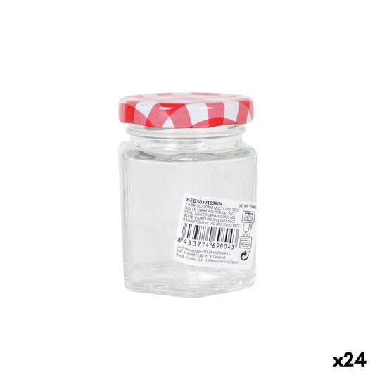 Jar Mediterraneo 95 ml Glass (24 Units) Mediterraneo