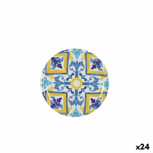 Set of lids Sarkap Mosaic 6 Pieces 6,6 x 0,8 cm (24 Units) Sarkap