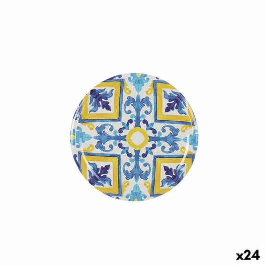 Set of lids Sarkap Mosaic 6 Pieces 7 x 0,8 cm (24 Units) Sarkap