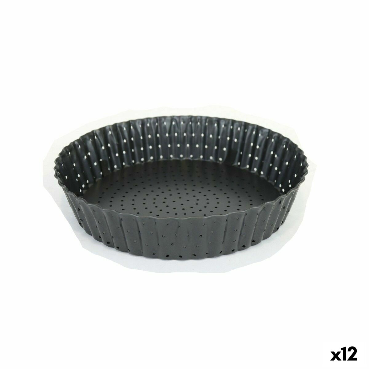 Cake Mould Quttin 20 x 5 cm Drilled Detachable (12 Units) Quttin