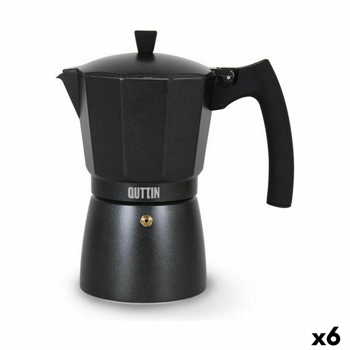 Italian Coffee Pot Quttin 9 Cups (6 Units) Quttin