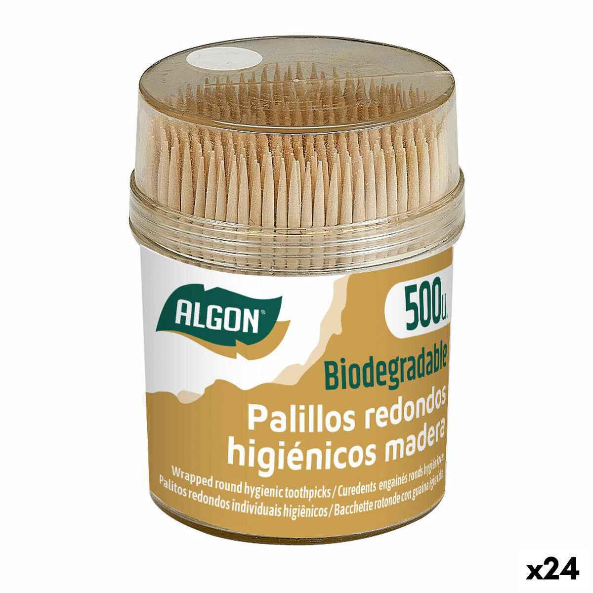 Tooth Picks Algon Set 500 Pieces (24 Units) Algon