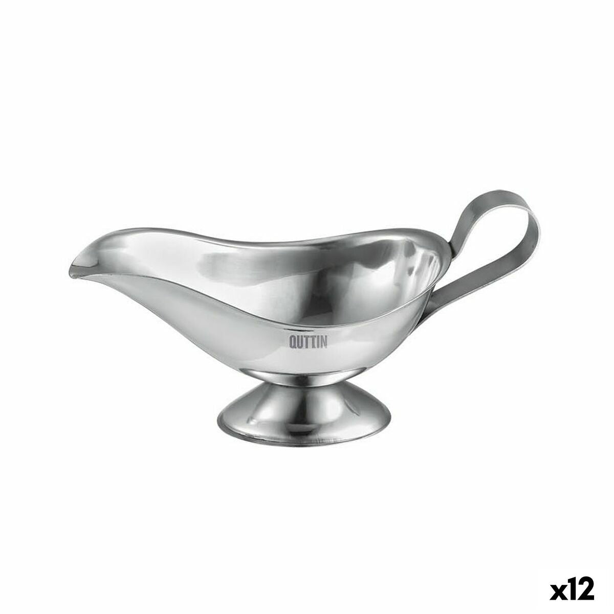 Sauce Boat Quttin Bar 150 ml Silver Steel (12 Units) Quttin