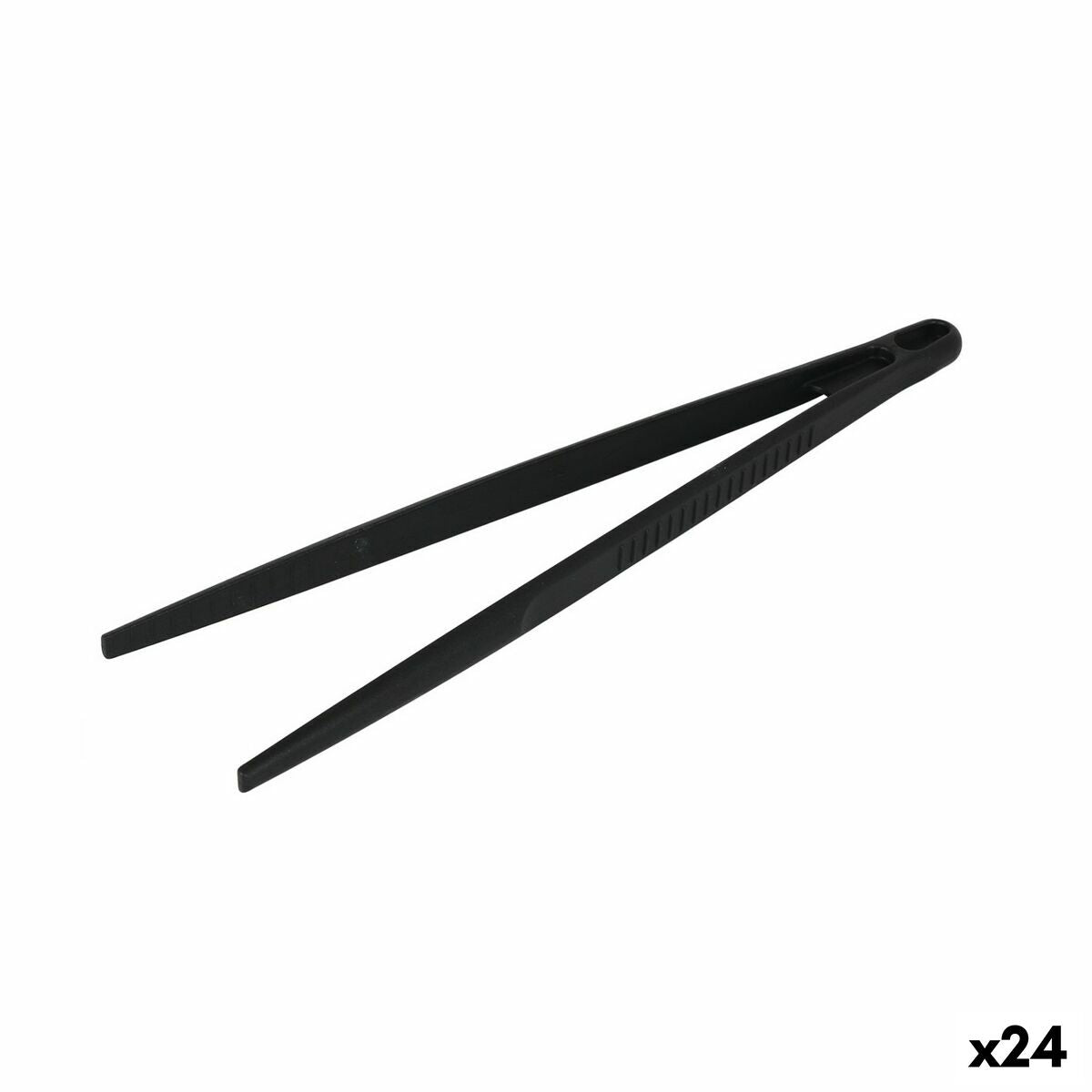 Kitchen Pegs Quttin Black Nylon 28 x 8 x 1,7 cm (24 Units) Quttin