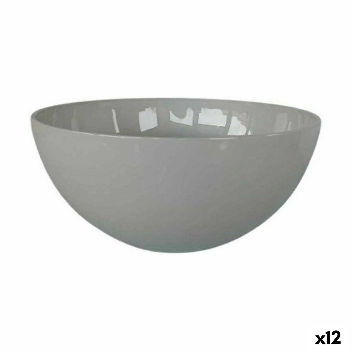 Salad Bowl Dem Inside Plastic 2,7 L 24 x 24 x 11 cm (12 Units) Dem