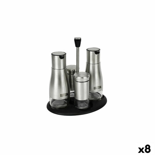 Condiment Set Quttin Stainless steel (8 Units) Quttin