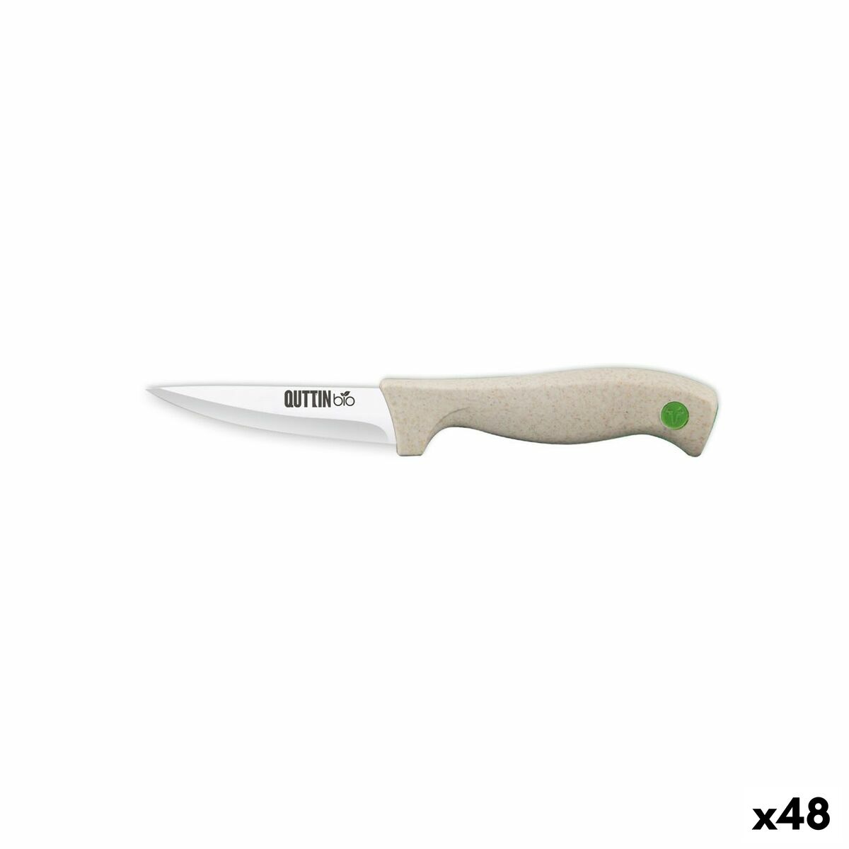 Peeler Knife Quttin Bio 8,5 cm (48 Units) Quttin