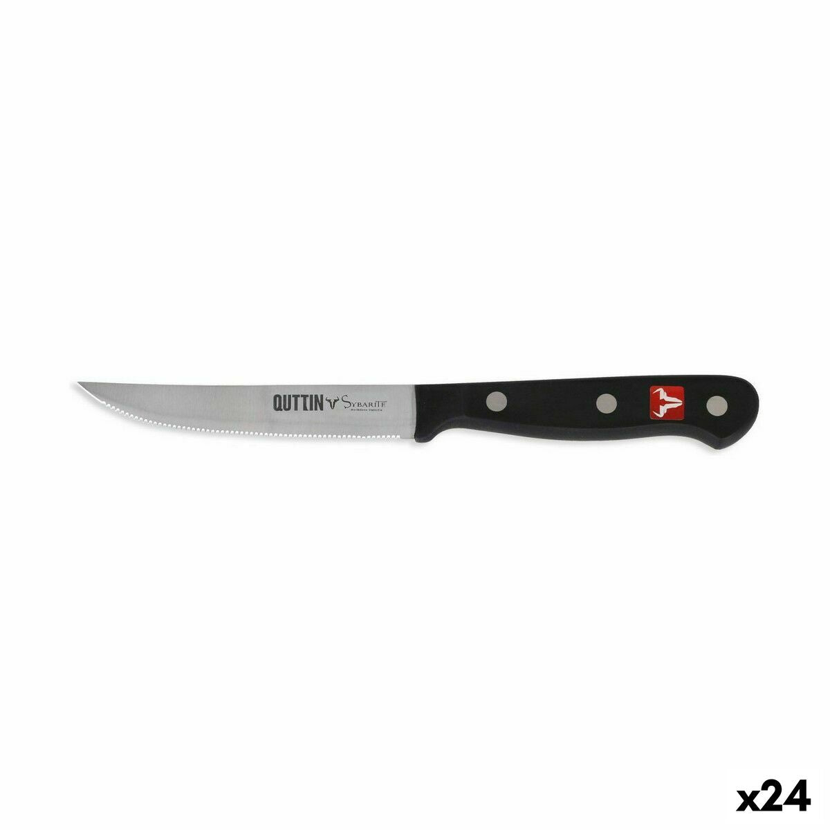 Knife for Chops Quttin Sybarite 11 cm (24 Units) Quttin