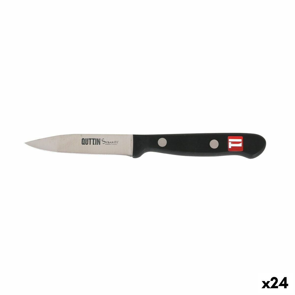 Peeler Knife Quttin Sybarite 8 cm (24 Units) Quttin