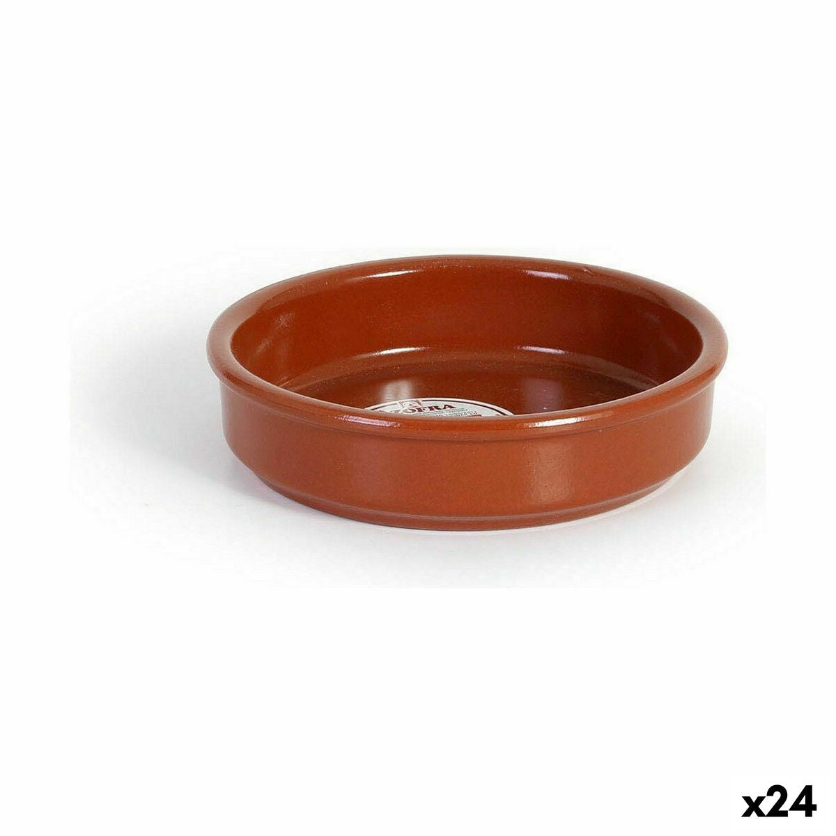 Saucepan Azofra Baked clay Ø 14 x 14 x 3,3 cm (24 Units) Azofra