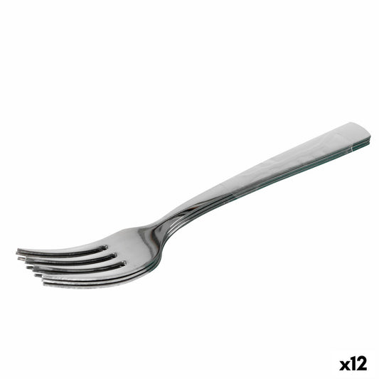 Fork Set Quttin Madrid Silver 18,8 x 2,3 cm 3 Pieces (12 Units) Quttin