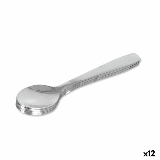 Set of Spoons Quttin Madrid Tea Silver 12 Units Quttin