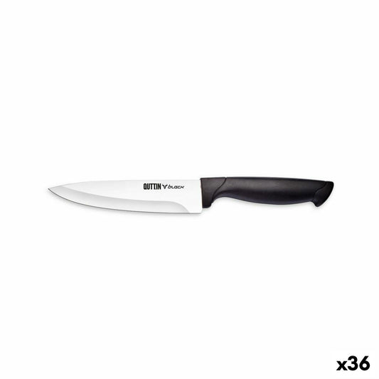 Kitchen Knife Quttin Black 15 cm (36 Units) Quttin