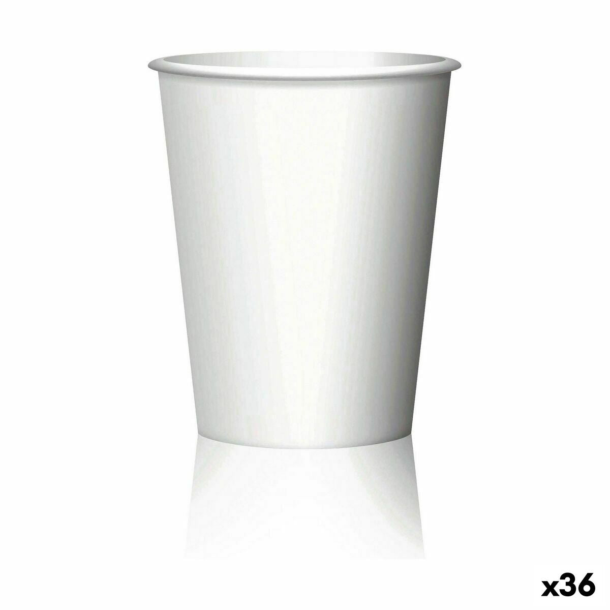 Set of Shot Glasses Algon Disposable Cardboard White 20 Pieces 50 ml (36 Units) Algon