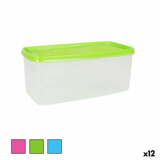 Lunch box Rectangular 23,5 x 12 x 10 cm (12 Units) BigBuy Cooking