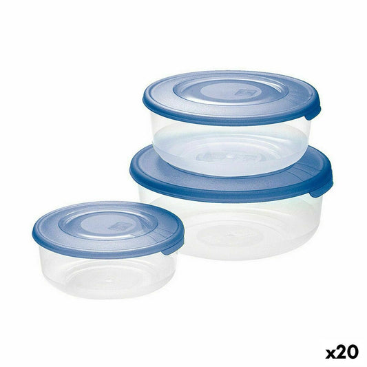 Set of lunch boxes Tontarelli Family Circular 3 Pieces (20 Units) Tontarelli