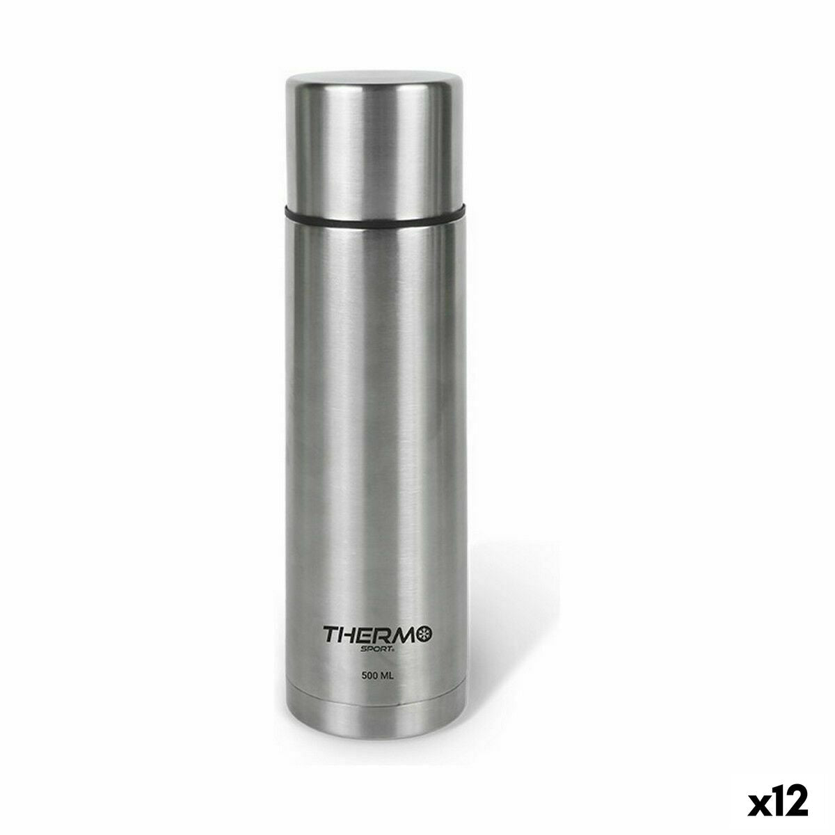 Travel thermos flask ThermoSport Stainless steel 500 ml (12 Units) ThermoSport