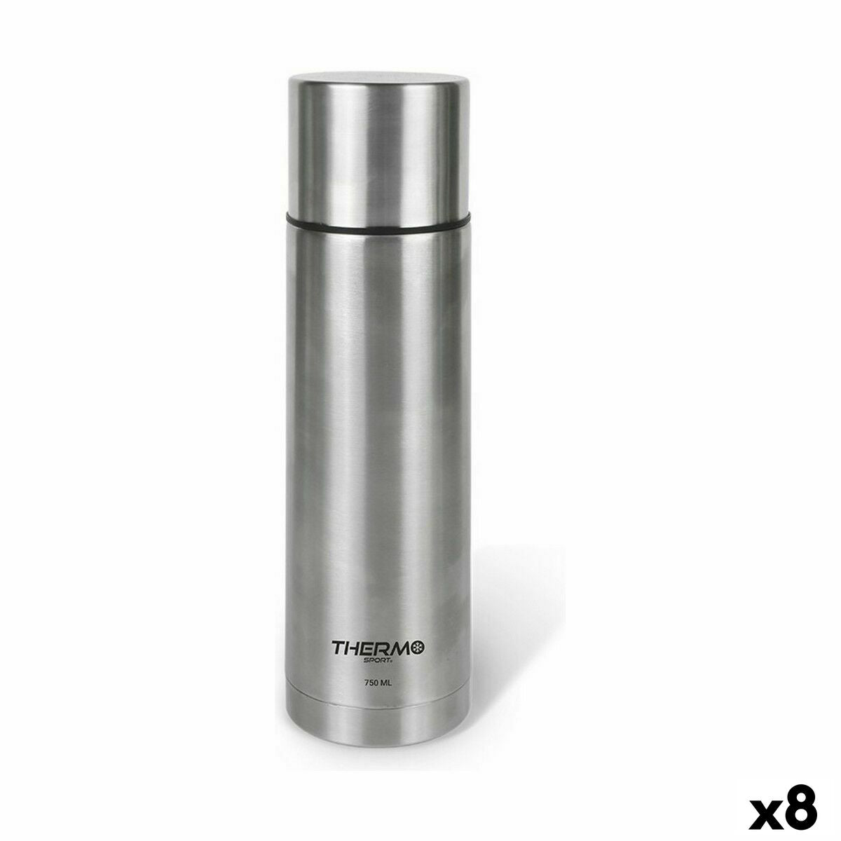 Travel thermos flask ThermoSport Stainless steel 750 ml (8 Units) ThermoSport