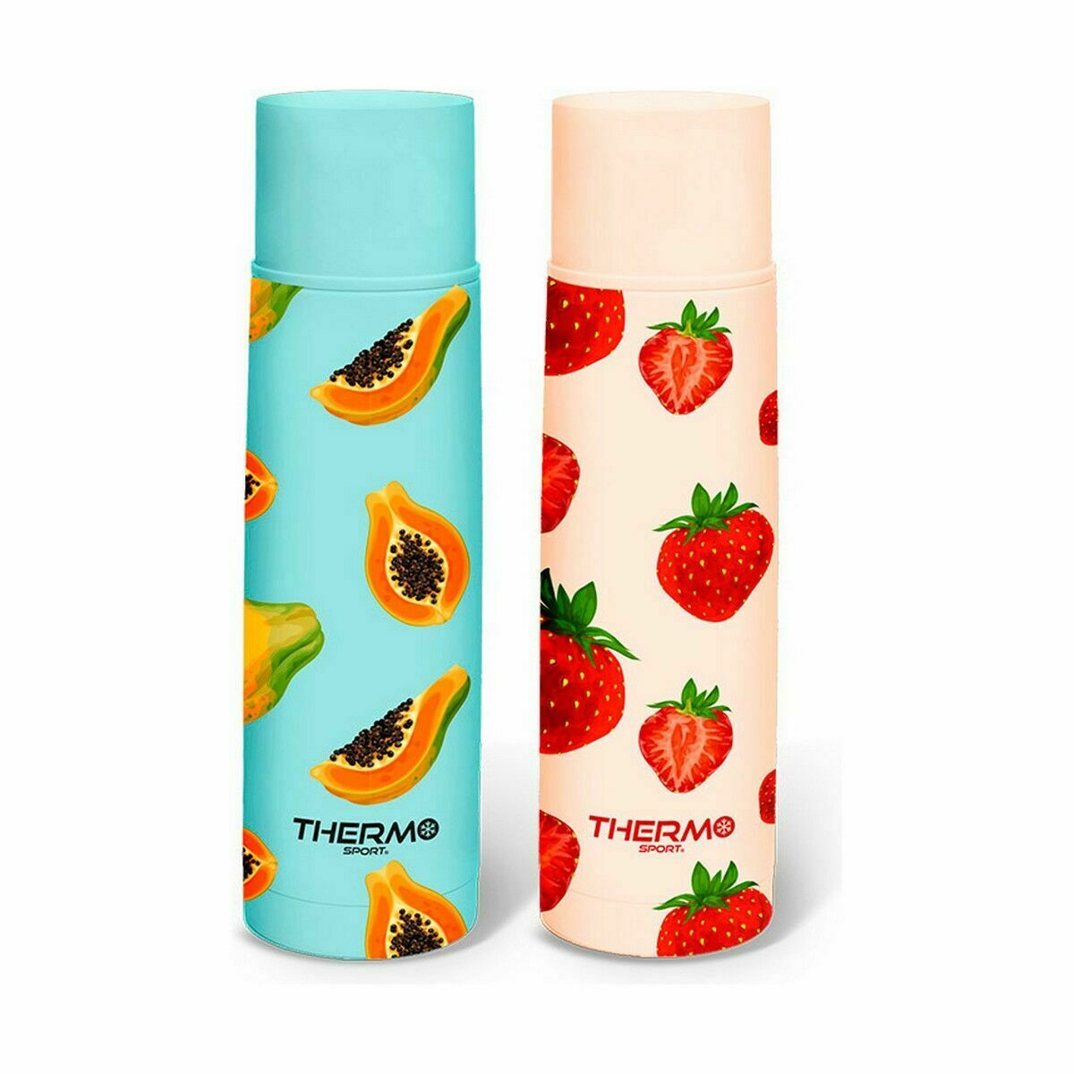 Travel thermos flask ThermoSport 500 ml Multicolour 12 Units ThermoSport