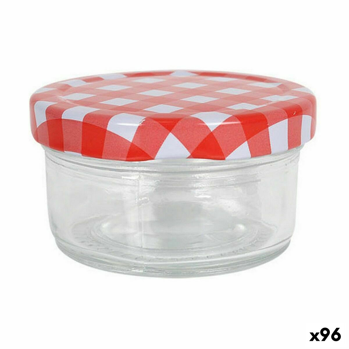 Jar Mediterraneo Multi-use Glass 75 ml (96 Units) Mediterraneo