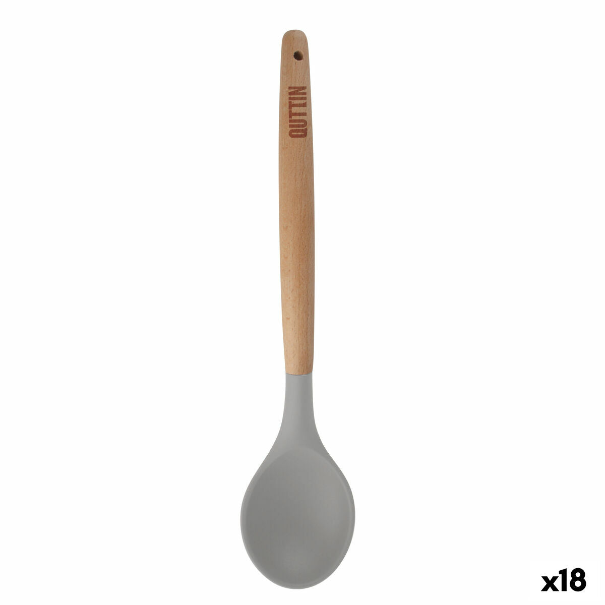 Ladle Quttin Wood 31,8 x 6,7 cm (18 Units) Quttin