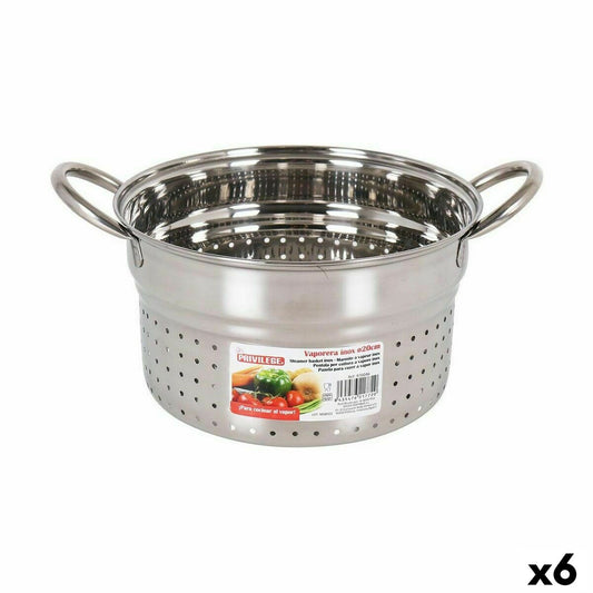 Food Steamer Privilege Pan Ø 22 x 29 x 14,5 cm (6 Units) Privilege