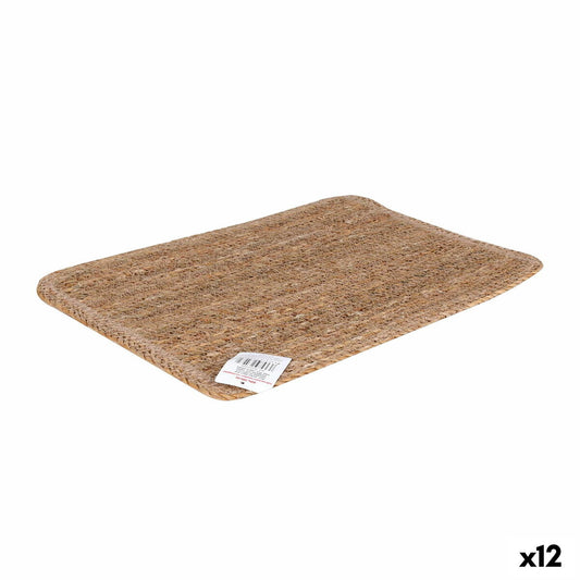 Table Mat Privilege wicker Rectangular 40 x 30 x 0,5 cm (12 Units) Privilege