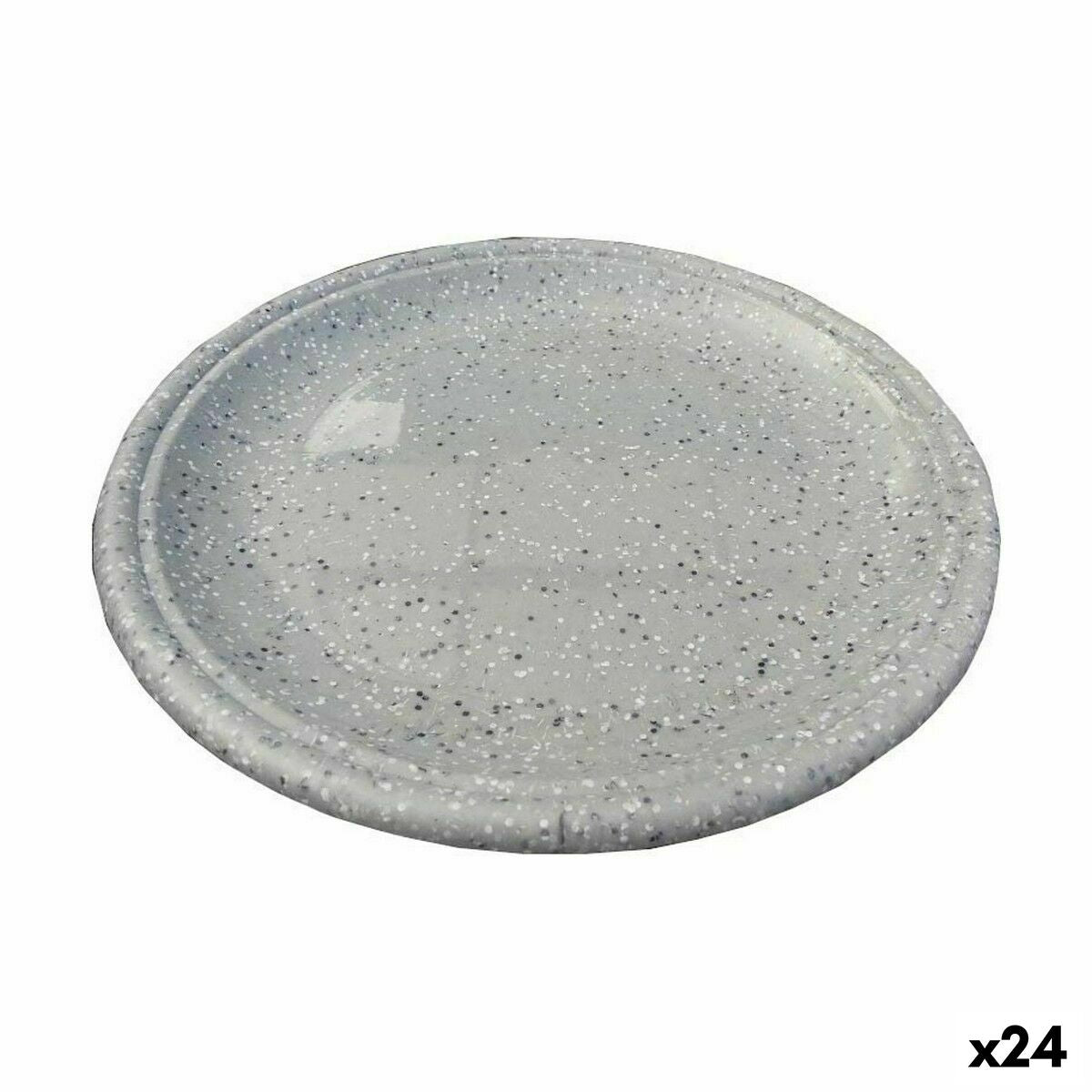 Serving Platter Dem Inside Plastic Circular Ø 33 x 1,5 cm (24 Units) Dem