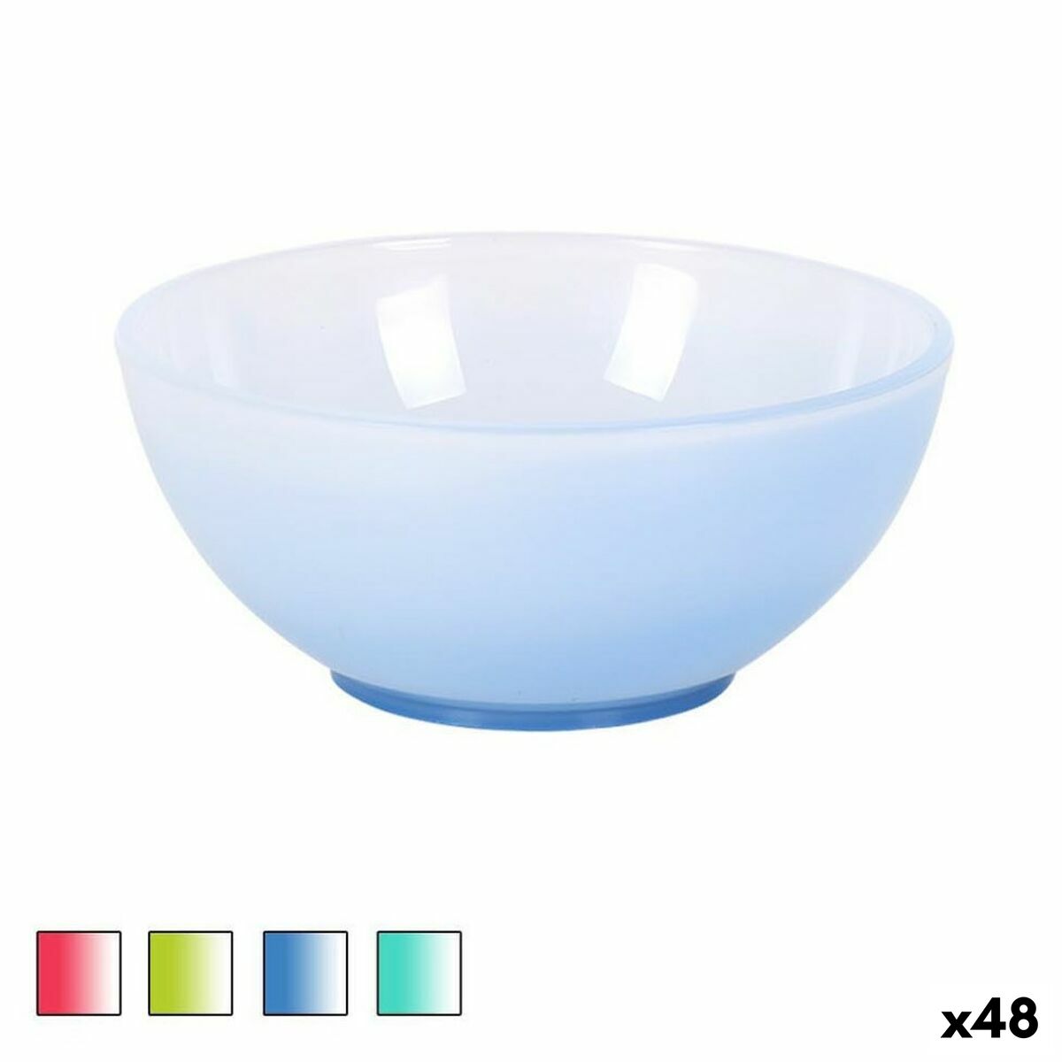 Bowl Dem Cristalway Plastic Ø 9 x 9 x 4 cm (48 Units) Dem